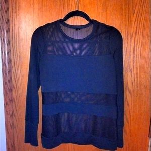 Size small long sleeve part see thru shirt